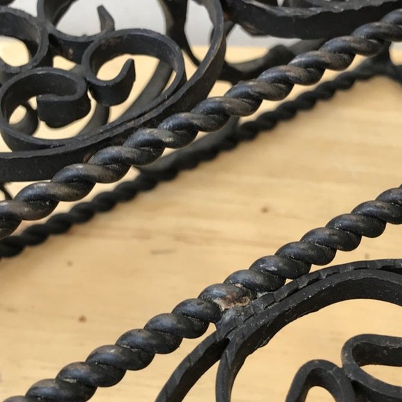 Cast Iron Ornate Rustic Primitive Tissue Box Napkin Holder Cover Farmhouse Decor - Picture 9 of 11